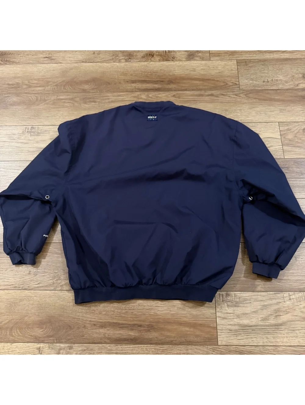 Vtg 90s Pivot Rules Golf Windbreaker Jacket Navy Blue L